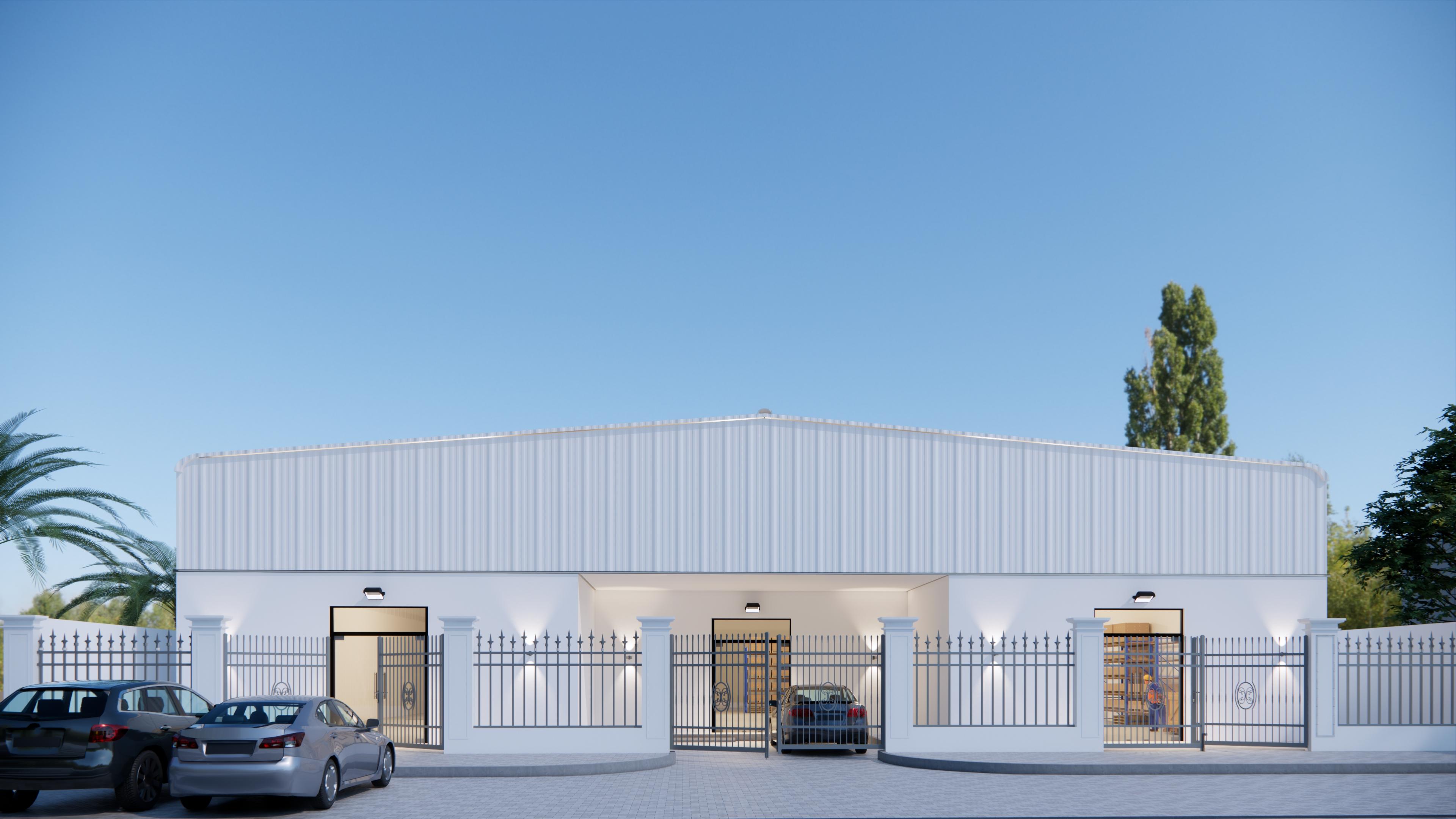 Steel-Clad Warehouse & Storage Facility